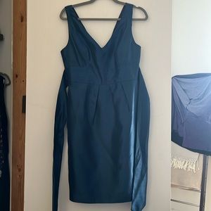 Jenny Yoo teal bridesmaid dress